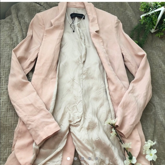 Zara Jackets & Blazers - Zara new light pink blazer!